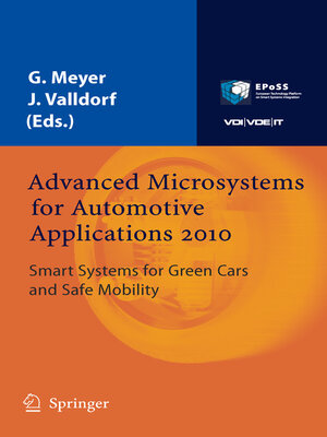 cover image of Advanced Microsystems for Automotive Applications 2010
